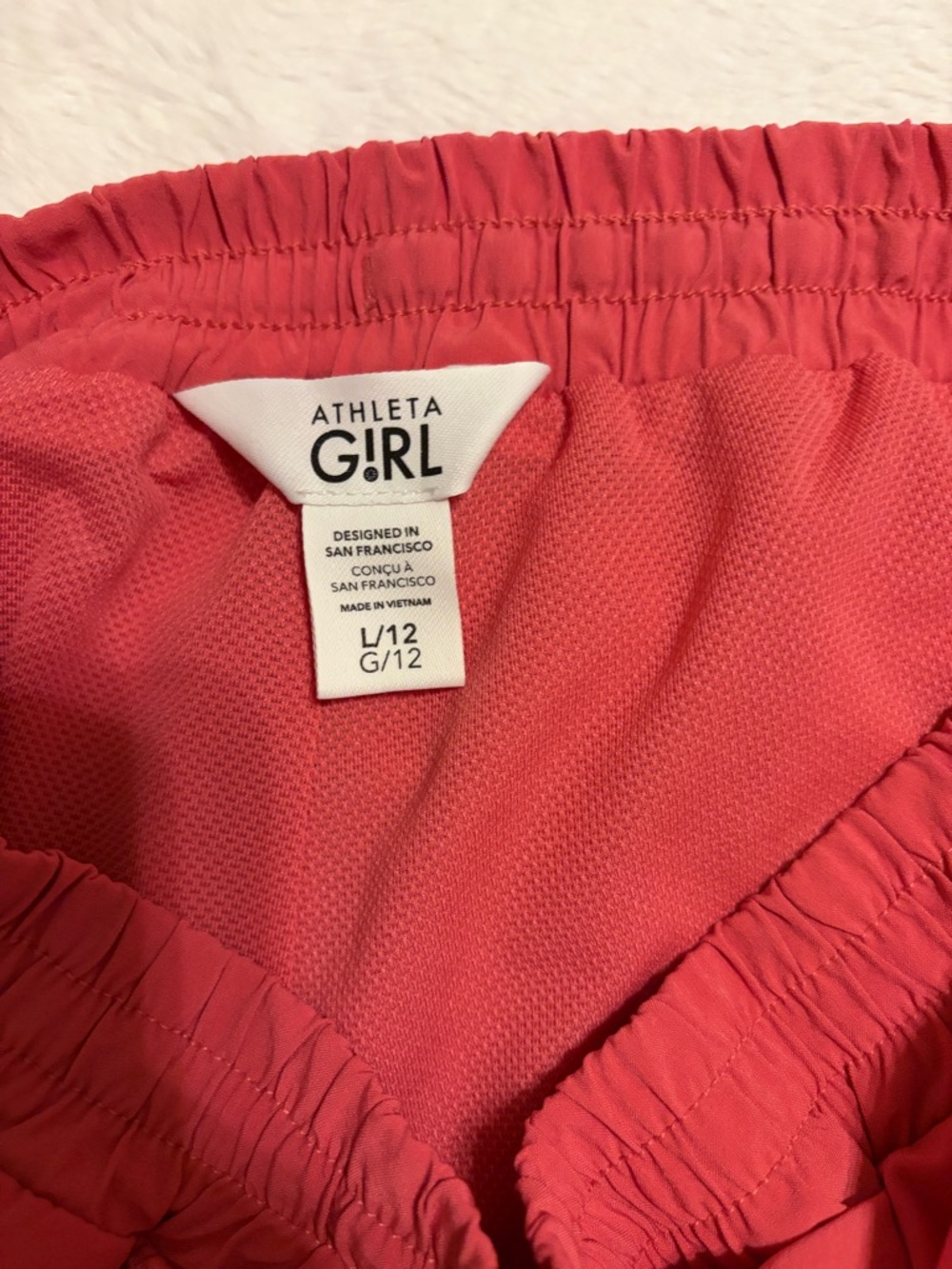 Athleta Girl Coral Pink Casual Kids Shorts